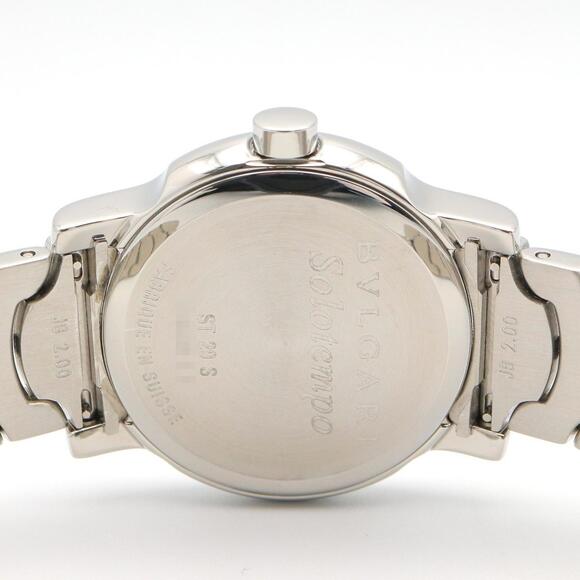 Bulgari BVLGARI Solo Tempo Watch, Stainless Steel, Women's, White (ST29S) - Picture 5 of 13